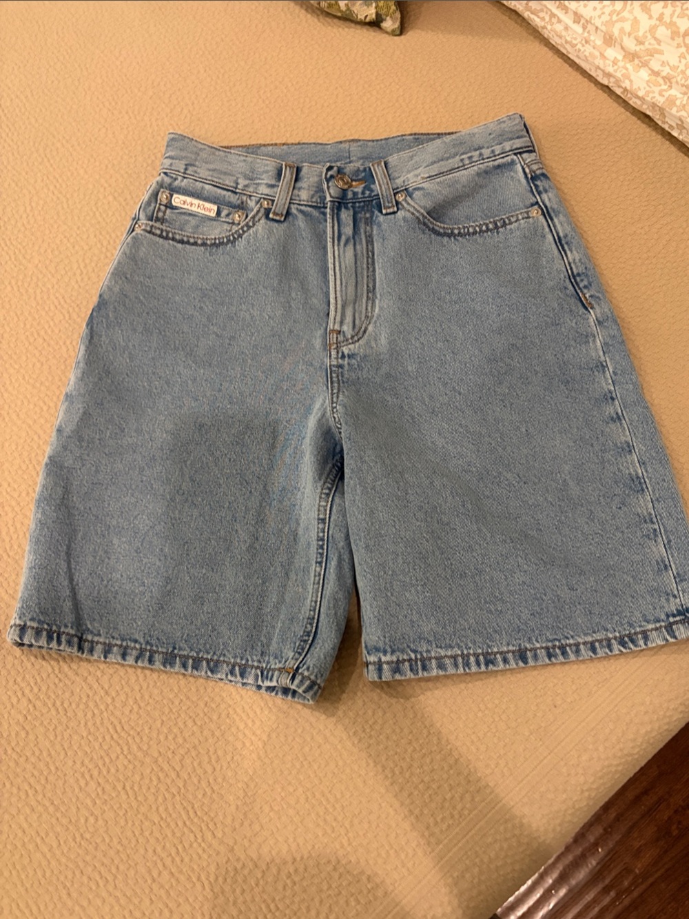 Calvin Klein Light Wash Denim Shorts - Classic Jean Bermudas NWOT